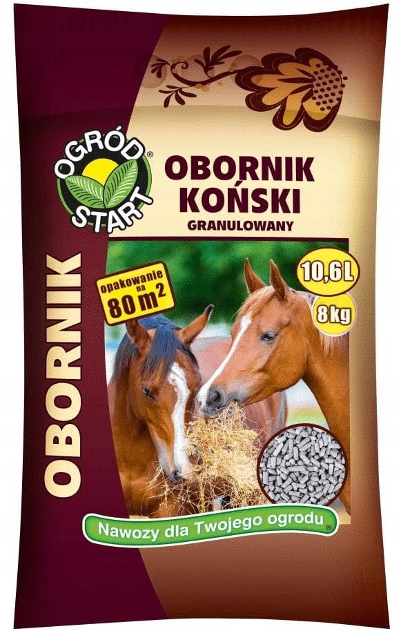 Obornik Koński Nawóz Granulowany 8kg 10,6l Natura