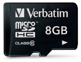 Verbatim SDHC Class 10 8GB (44012)