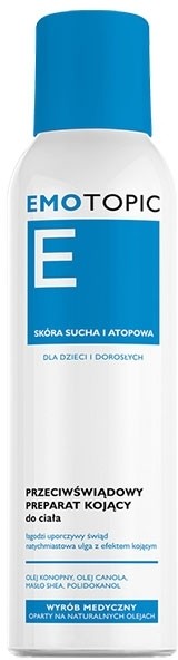 Dr Irena Eris Pharmaceris E EMOTOPIC przeciwświądowy preparat kojący do ciała 150ml + krem na egzemę 50ml GRATIS