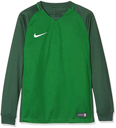Nike dzieci Trophy III Jersey Youth Longsleeve trykot na długi, zielony, XS 833049-302