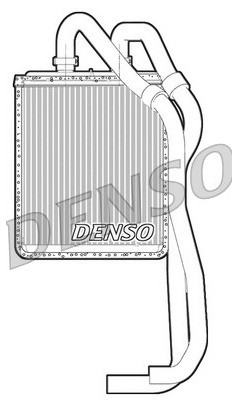 DENSO Wymiennik ciepła, ogrzewanie wnętrza DRR12021