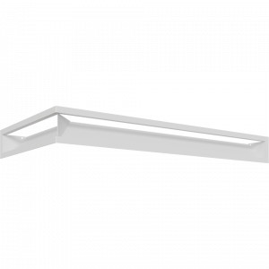 Kratki.pl LUFT SF narożny prawy biały 40x80x9 LUFT/NP/9/8040/45S/B/SF