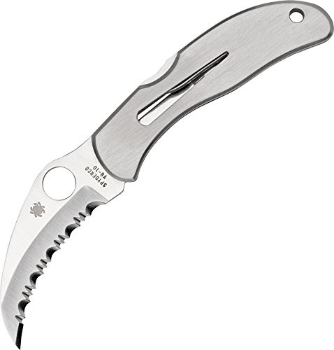 Spyderco harpy, VG10 Handle, Serrated SC8S_Gris