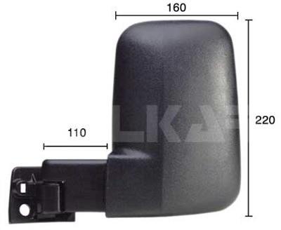 ALKAR Lusterko zewnętrzne 9261961