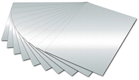 folia Folia 6161  karton fotograficzny, 50 x 70 cm, 10 arkuszy, srebrny błyszczący