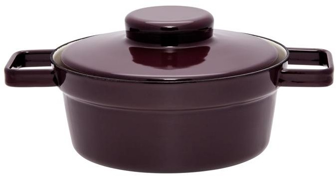 Riess Garnek ceramiczny 1,2l Aromapots oberżyna 20 cm niski