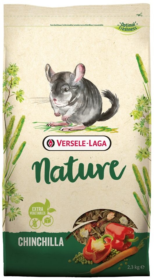 Versele-Laga Nature Chinchilla pokarm dla szynszyli 2 x 9 kg| Dostawa GRATIS od 89 zł + BONUS do pierwszego zamówienia
