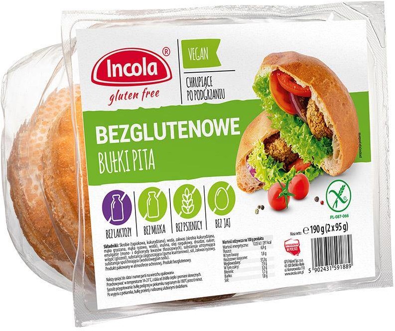 GFS Poland Bułki pita bezglutenowe 190 g