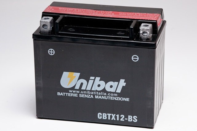 UNIBAT - Prąd dla Twojego motocykla UNIBAT CBTX12-BS Akumulator motocyklowy bezobsługowy 12V 10Ah lewy+ UNI_CBTX12-BS