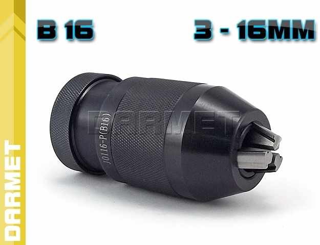 Uchwyt wiertarski samozaciskowy: 3 - 16MM - B16, (J0116-P) DM_UCH_J0116P_B16