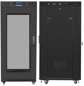 Lanberg Szafa Rack 19 22U 800x800 FF01-8822-23BL z termostatem - KONFIGURATOR WYPOSAŻENIA - CZAT NA ŻYWO FF01-8822-23BL