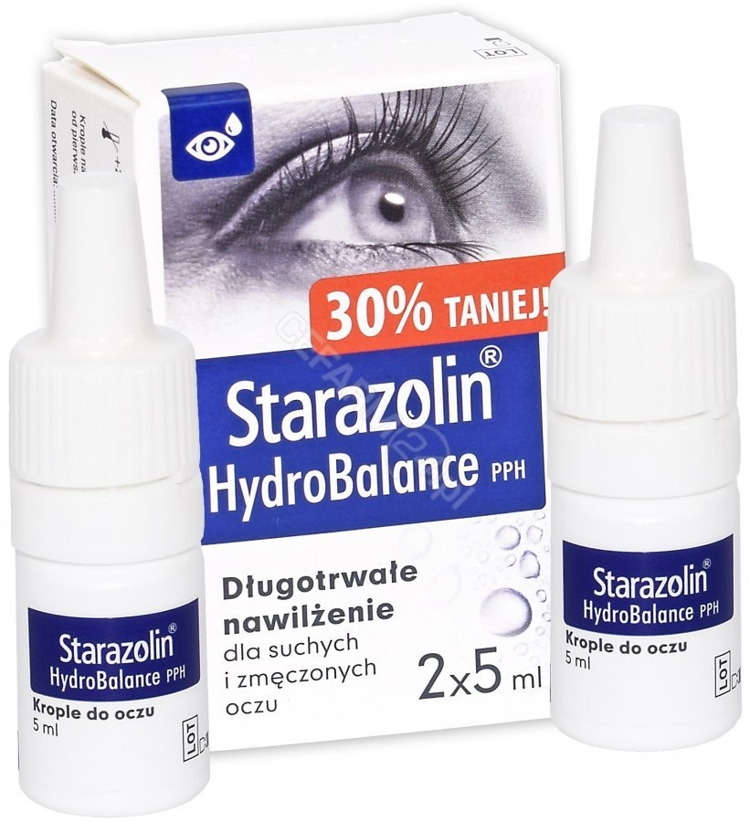 Polpharma Starazolin HydroBalance PPH krople do oczu 2 x 5 ml