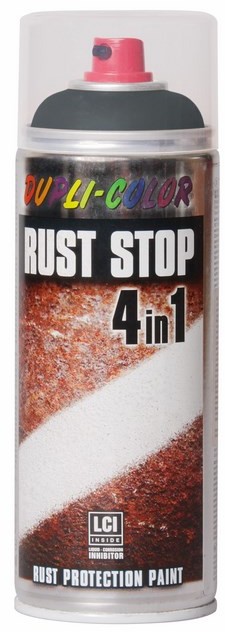 Dupli Color Lakier antykorozyjny  Rust Stop RAL 7011 szary 0 4 l