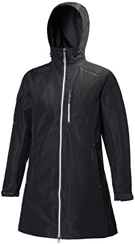 Helly Hansen damskie w Long Belfast Jacket, czarny, s 55964