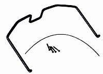 KlickFix Klickfix adapter na kierownicę linka druciana 10er worek, czarna, One Size, 0211d (4030572000456)