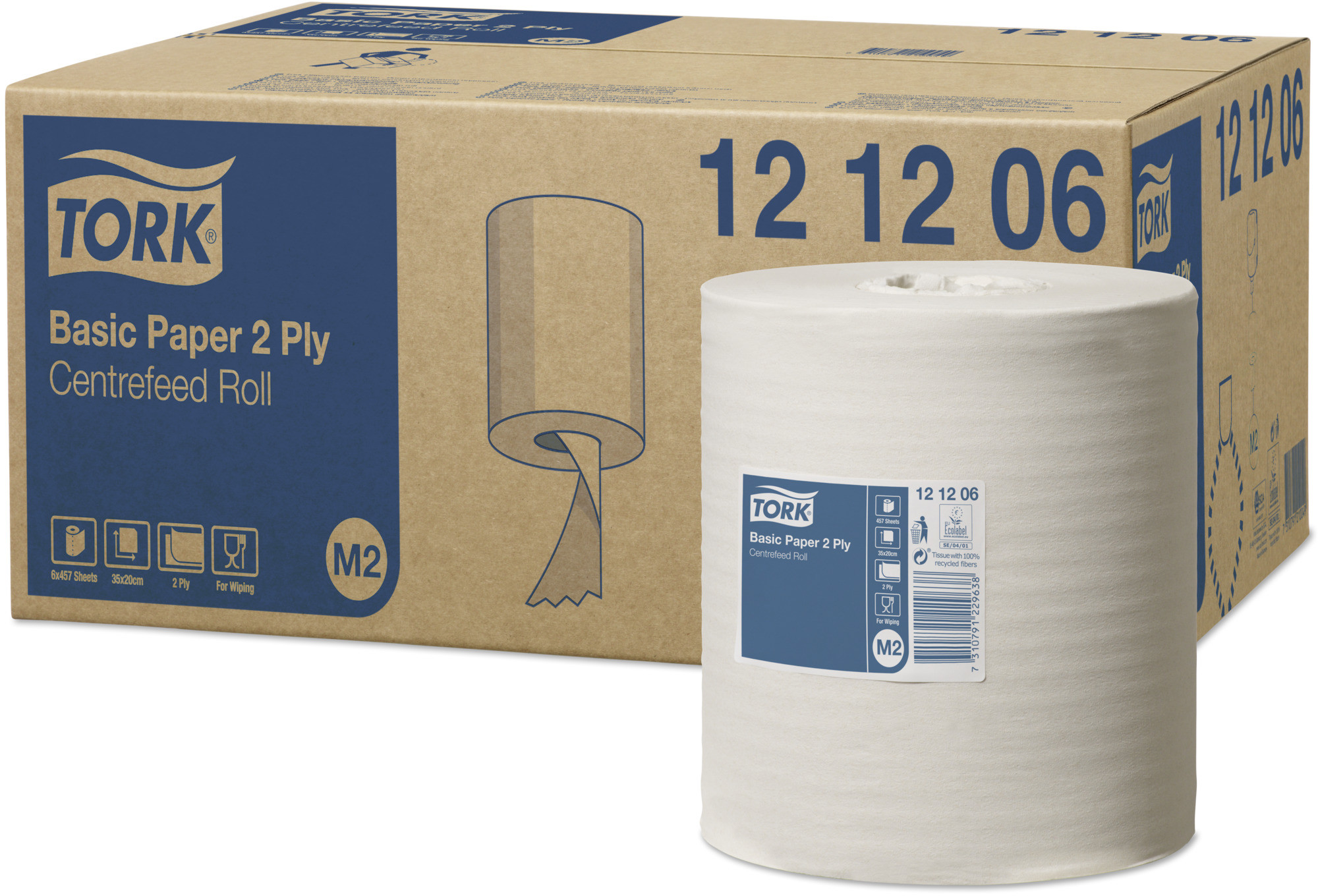 TORK czyściwo papierowe 121206 6 rolek