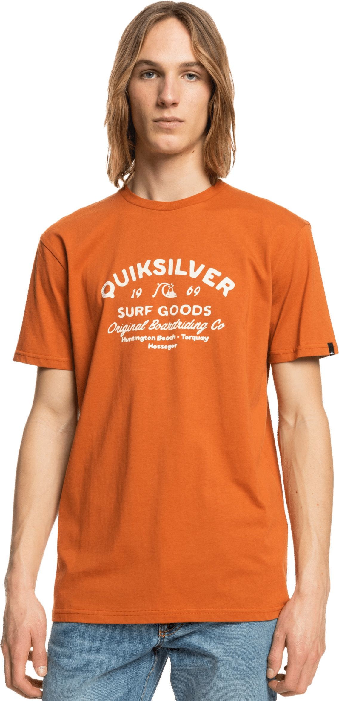 Quiksilver t-shirt CLOSED CAPTION TEE Cinnamon CPE0