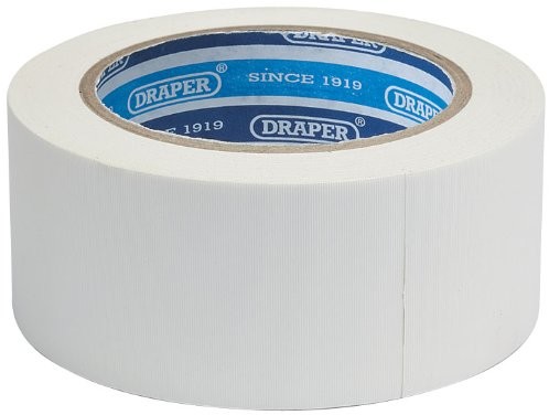 Draper 49431 taśmy klejącej 30 m X 50 MM Biały 49431