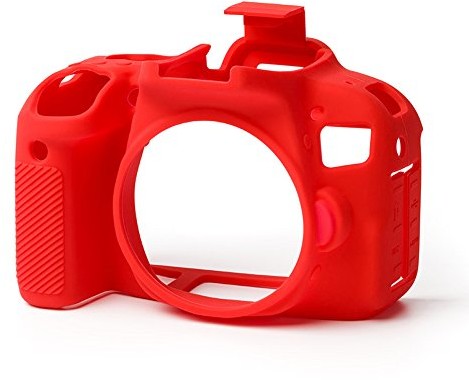 EASYCOVERTM Easycover Case silikon etui na telefon komórkowy pasuje do Canon EOS 800d Czerwony EA-ECC800DR