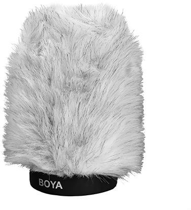 BOYA BOYA BY-P120 - Profesjonalna osłona przeciwwiatrowa o głębokości 120 mm do mikrofonów pojemnościowych typu shotgun (paluszki).