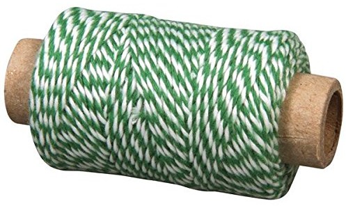 Rayher Hobby 55517420 przędzy, średnica 1 MM, rolka około 35 m, torebka SB 12 G, wiesengruen 55517420
