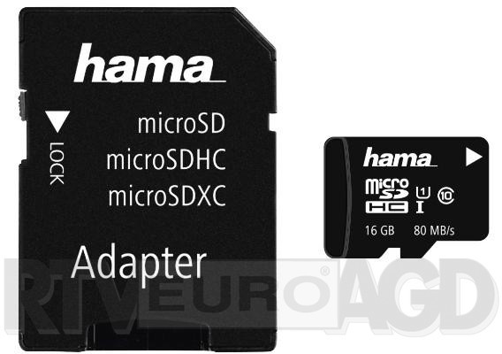 Hama MicroSDHC Class 10 16GB (124138)