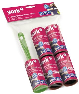 York Zestaw rolka do ubrań z 4 zapasami Niebieski) oficjalny sklep internetowy 4068020-001040