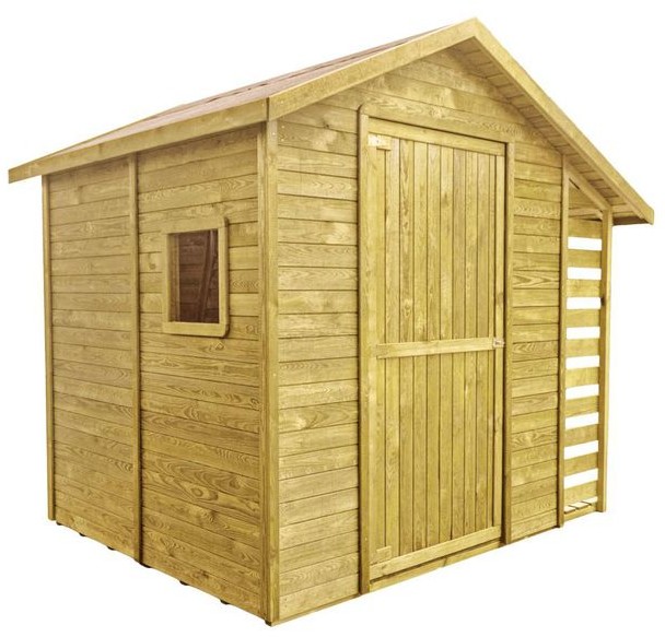 STELMET Domek ogrodowy z drewutnią 2,89 m2 259 x 213 cm STELMET