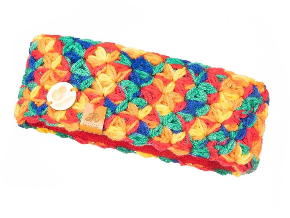 Niezwykle ciepła opaska na głowę Handmade