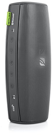 Muse M-710 BT Przenośny głośnik Bluetooth z zestawem głośnomówiącym (360 stopni strumieniowo przesyłać dźwięk, NFC, zabezpieczone przed rozbryzgami wody IPX-4, Apple iPhone, etui, Micro USB, wejście A 3700460204532