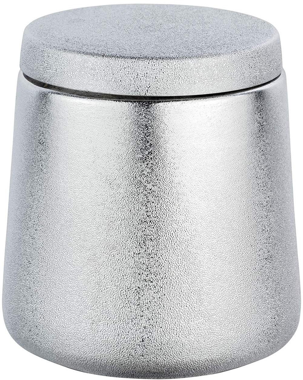 Wenko Pojemnik łazienkowy pojemnik ceramiczny uniwersalny GLIMMA w kolorze srebrnym B07PHZ19Q4