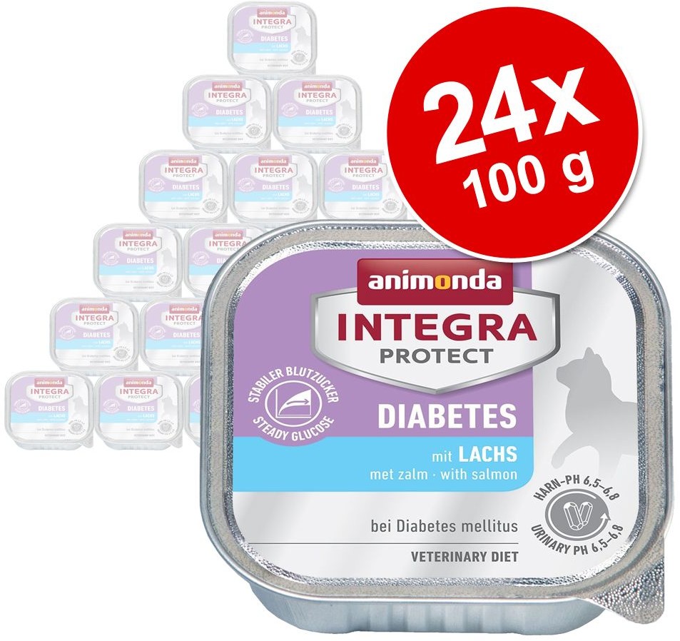 Animonda Integra 10 + 2 gratis! Integra 12 x 100 g Diabetes z drobiem