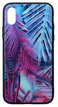 Tellur TLL121325 szklana obudowa z nadrukiem do iPhone XS - Palm TLL121325