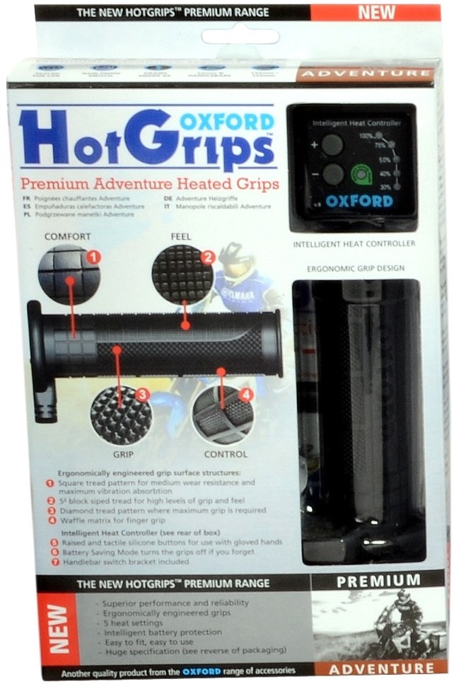 OXFORD HOTGRIPS PREMIUM ADVENTURE Manetki podgrzewane OF690