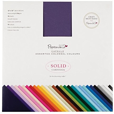 Docrafts Lite 12 X 12 cali Premium tonkartons Colossal kapsułki (75 sztuk) PM164400