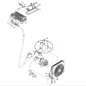 CASE OSUSZACZ KLIMATYZACJI CASE/STEYR 1-34-684-076