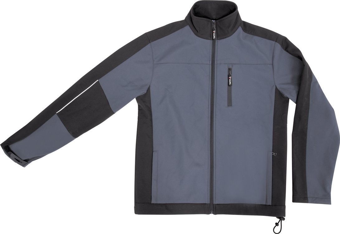 Yato KURTKA SOFTSHELL CZARNO-CIEMNO SZARA ROZ S