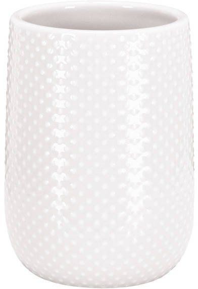 Kleine Wolke Kubek na szczoteczki do zębów Dotty White 4004478323575