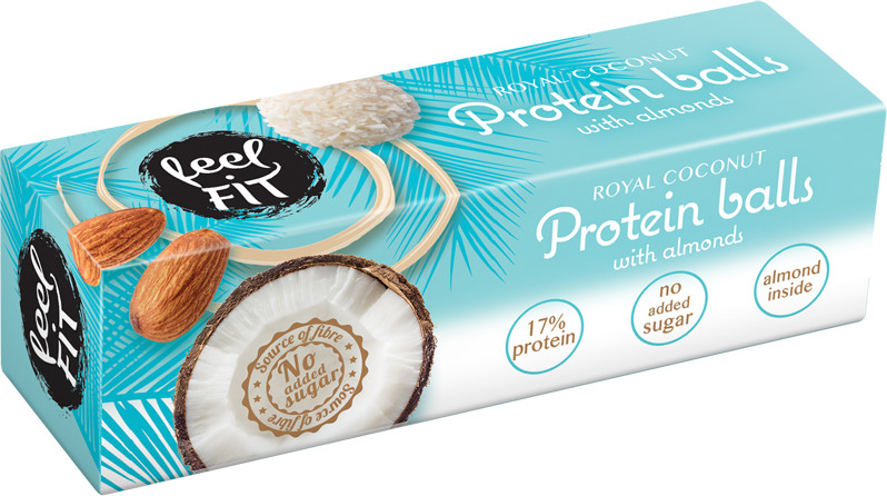 FEEL FIT FEEL FIT PROT.KULKI KOKOS/MIGD.B/CUK.27G