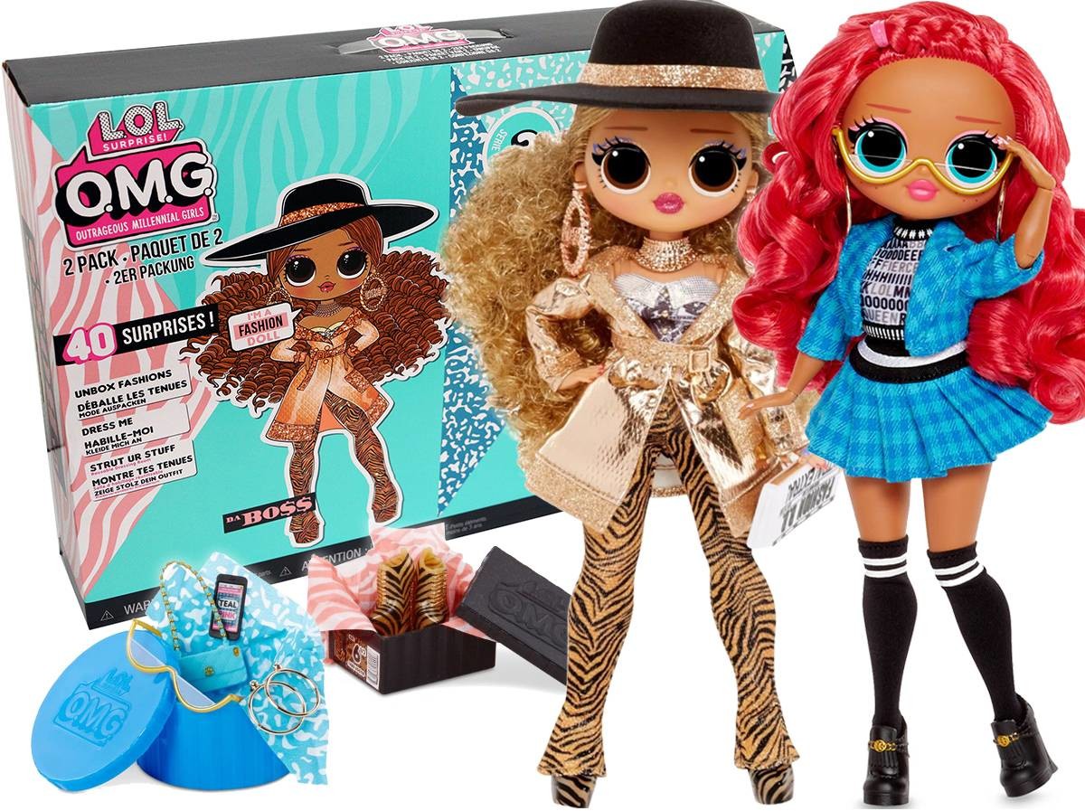 LOL Surprise LOL OMG Dwupak Lalek Da Boss Class Prez 2-Pack 423454 0000046046