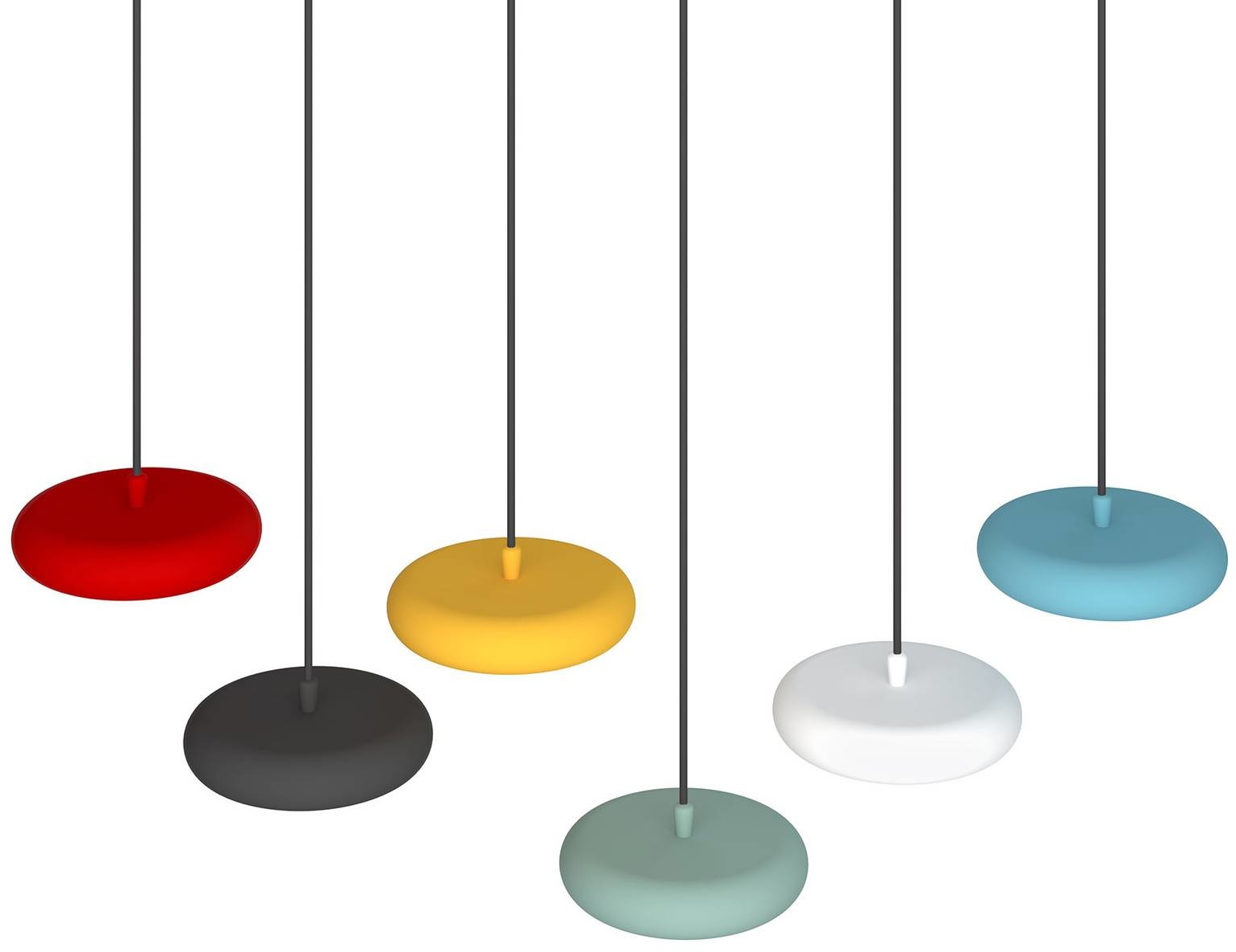 Pujol Lampa wisząca LED Boina, 19 cm, biała