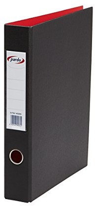 PARDO Pardo 785271 teczka z PCW 4 pierścienie, 40 mm, czarna 785271