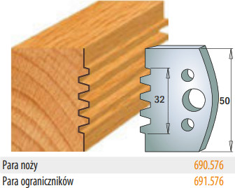 CMT Ograniczniki 691.576 50mm 14117