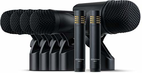 PreSonus DM-7: Kompletny zestaw mikrofonów bębnowych do nagrywania i dźwięku na żywo, XLR MIC DM-7 DRUM MIC