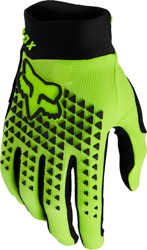 Fox Defend Gloves Men, żółty/czarny S | 8 2022 Rękawiczki MTB