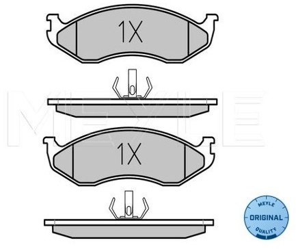 Wulf Gaertner Autoparts Zestaw klocków hamulcowych, hamulce tarczowe Wulf Gaertner Autoparts 025 218 2217