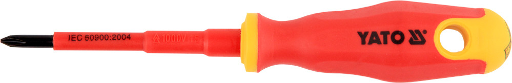 YATO wkrętak izolowany krzyżakowy 1000V PH1x80mm YT-2822