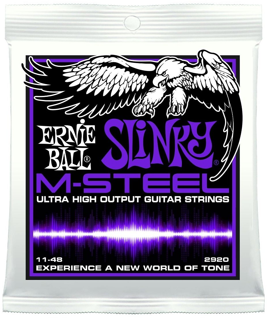 Ernie Ball M-Steel Power Slinky zestaw.011 - .048 P02920