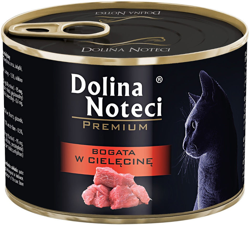 Dolina Noteci Premium Karma z cielęciną dla kota 185g