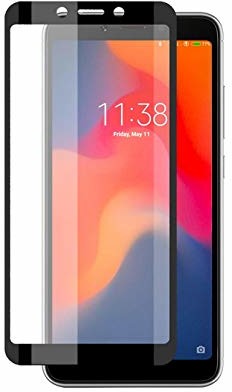 KSIX Ekstremalna folia ochronna na wyświetlacz (folia ochronna na wyświetlacz, telefon komórkowy/smartfon, Xiaomi, Redmi 6/6A, odporna na zarysowania, wstrząsy, czarna, przezroczysta) B9055SC07N